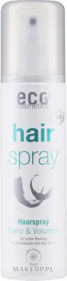 Лак для укладки волос Eco Cosmetics Hairspray с шеллаком, маслами жожоба и кунжута, 150 мл