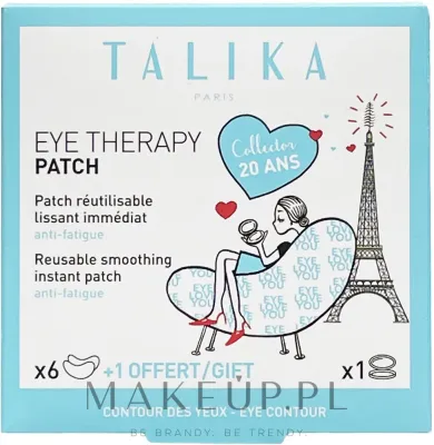 Talika Eye Therapy Patch патчи под глаза уходовые многоразовые с церамидами маслом ши и авокадо для кожи вокруг глаз 6 шт