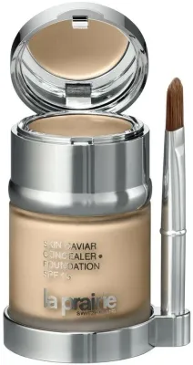 Тональная основа La Prairie Skin Caviar с корректором SPF 15, 30 мл, оттенок Mocha