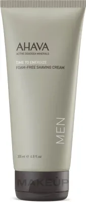 Крем для бритья Ahava Men Time To Energize непенящийся, с минералами Мёртвого моря, 200 мл