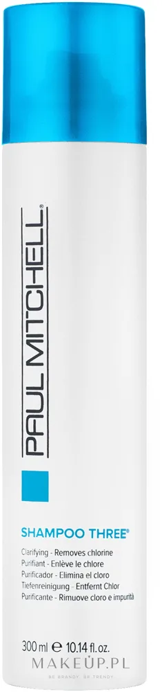 Глубоко очищающий шампунь для волос Paul Mitchell Clarifying Shampoo Three для всех типов волос, 300 мл / 1000 мл