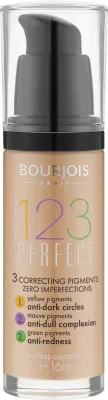 Тональная основа для лица Bourjois 123 Perfect Foundation с защитой от УФ-лучей, 30 мл