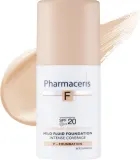 Тональный флюид Pharmaceris F интенсивно перекрывающий SPF 20, 30 мл, оттенок 02 - Sand — фото 1