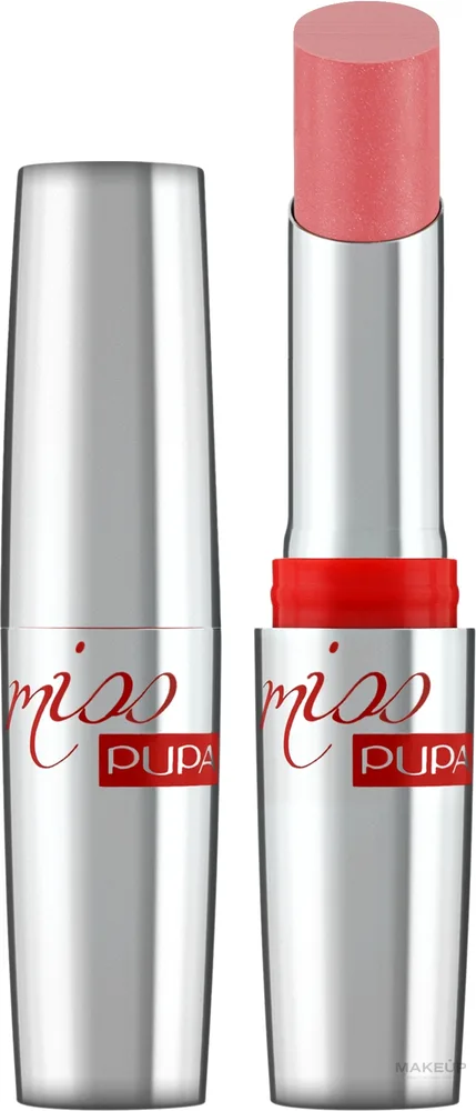 Помада для губ Pupa Miss Pupa Ultra Brilliant, оттенок 101 - Nude Rose