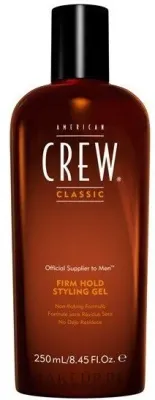 American Crew Classic Firm Hold Gel гель для волос сильной фиксации мужской профессиональный для укладки с женьшенем и шалфеем 1000 мл
