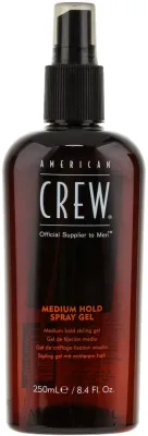 American Crew Classic Spray Gel гель-спрей для укладки волос 250 мл, мужское средство для фиксации причёски