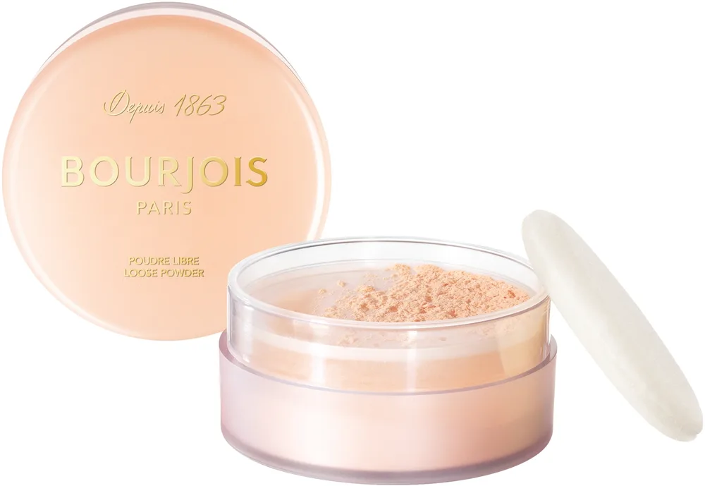 Рассыпчатая пудра Bourjois Loose Powder матирующая, 32 г, оттенок 02 - Rosy