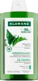 Шампунь Klorane Seboregulating Treatment Shampoo With Nettle Extract на основе экстракта крапивы для жирных волос, 200 мл / 400 мл — фото 1