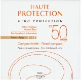 Минеральная компактная пудра-основа Avene High Protection Tinted Compact SPF 50, 10 г, оттенок Sable — фото 1