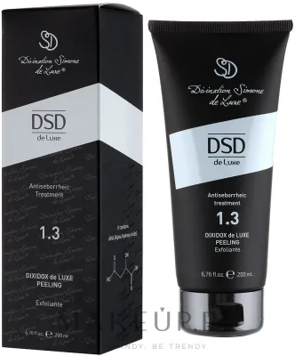 Simone DSD De Luxe Dixidox DeLuxe 1.3 N пилинг для кожи головы, скраб с фруктовыми кислотами и абрикосовой косточкой, 200 мл