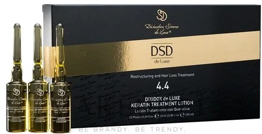 Лосьон для волос Simone DSD De Luxe Dixidox N 4.4 с кератином восстанавливающий 10 х 10 мл, оттенок 10 x 10 мл