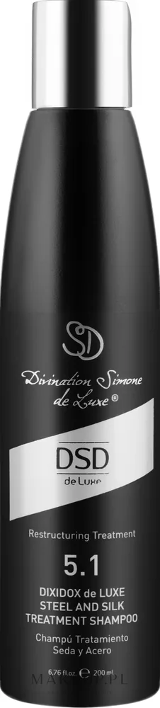 Регенерирующий шампунь Simone DSD De Luxe Сталь и шёлк N 5.1 с кератином и красными водорослями