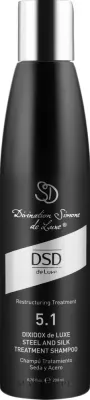 Регенерирующий шампунь Simone DSD De Luxe Сталь и шёлк N 5.1 с кератином и красными водорослями