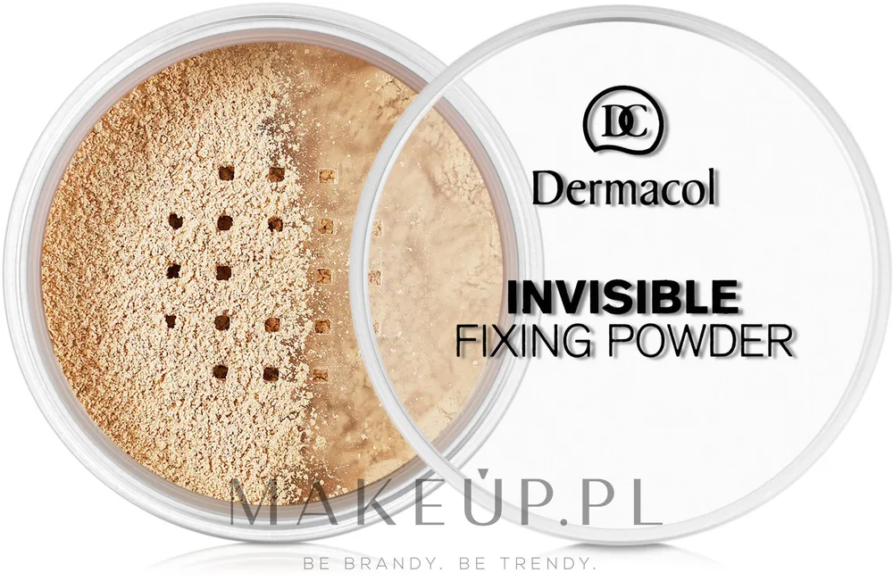 Dermacol Invisible Fixing Powder пудра для лица фиксирующая прозрачная рассыпчатая матирующая универсальная для закрепления макияжа 13 г, оттенок 02 - Natural