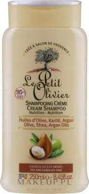 Шампунь для сухих и повреждённых волос Le Petit Olivier Olive Karite Argan Shampoo с оливковым маслом