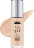 Тональная основа Pupa Active Light сияющая SPF 10, 30 мл, оттенок 003 - Dark Ivory — фото 1