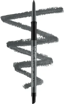 Gosh Copenhagen Automatyczny eyeliner w kredce - Карандаш для глаз Gosh Ultimate Eyeliner With A Twist, оттенок 02 - Raw Grey