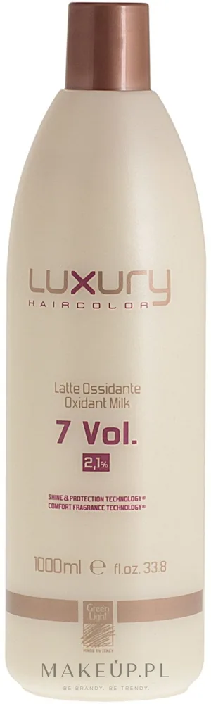 Green Light Luxury Haircolor оксидант молочный окислитель для краски для волос профессиональный 2.1% 7 vol. 1000 мл