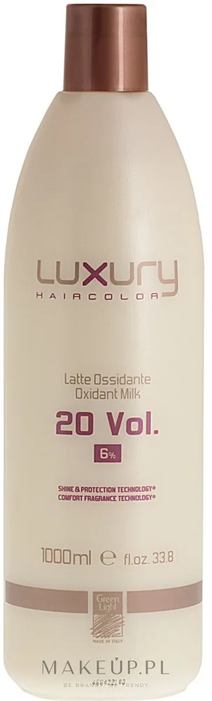 Green Light Luxury Haircolor Oxidant Milk окислитель молочко для краски для волос 6% 20 vol. 1000 мл
