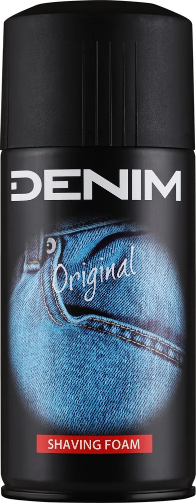 Denim Original пена для бритья мужская для чувствительной кожи с ланолином и глицерином 300 мл