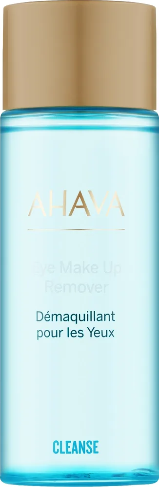 Ahava Time To Clear Eye Make Up Remover жидкость для снятия макияжа с глаз двухфазная 125 мл, средство для демакияжа водостойкой косметики, уход за областью вокруг глаз