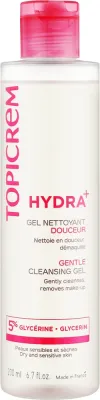 Деликатный очищающий гель для сухой и чувствительной кожи Topicrem Hydra+ Gentle Cleansing Gel, 200 мл