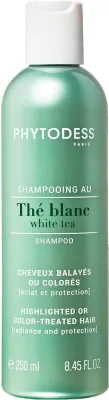 Шампунь для окрашенных и осветлённых волос Phytodess White Tea Shampoo с белым чаем, придающий блеск, 250 мл