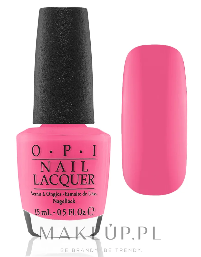 OPI лак для ногтей классический глянцевый цветной 15 мл, оттенок B35 - Charged Up Cherry