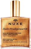 Сухое масло Nuxe Huile Prodigieuse Or мерцающее для лица тела и волос 50 мл — фото 1