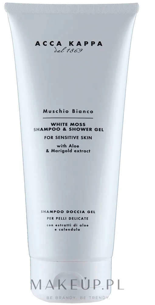 Шампунь и гель для душа 2 в 1 Acca Kappa White Moss Shampoo and Gel, 200 мл