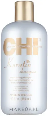 Кератиновый шампунь для восстановления волос CHI Keratin Reconstructing Shampoo, для сухих и вьющихся прядей, 355 мл