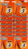 Bic Sensitive станки для бритья мужские одноразовые с тремя лезвиями для чувствительной кожи набор 24 шт — фото 1