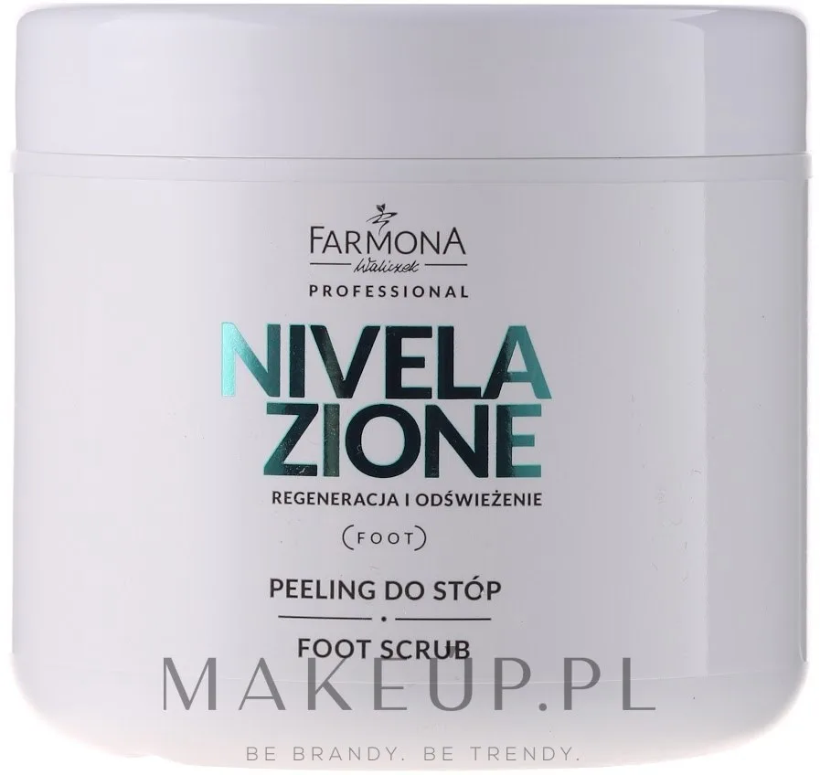 Farmona Professional Nivelazione пилинг скраб для ног с пемзой и молочной кислотой, для пяток и коленей, 500 мл
