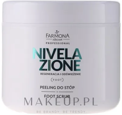 Farmona Professional Nivelazione пилинг скраб для ног с пемзой и молочной кислотой, для пяток и коленей, 500 мл