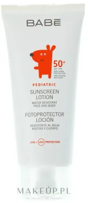 Солнцезащитный бальзам для детей для лица и тела SPF 50+ Babe Laboratorios Children's Sunscreen Lotion