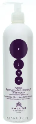 Шампунь против перхоти Kallos Cosmetics Fortifying Anti-dandruff Shampoo укрепляющий, для нормальных и жирных волос, 500 мл