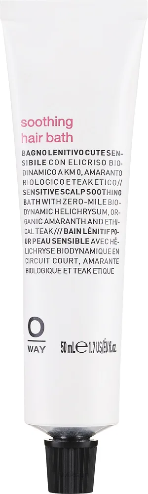 Шампунь Oway Soothing Hair Bath питательный, восстанавливающий и успокаивающий, для сухой и чувствительной кожи головы, 240 мл / 950 мл