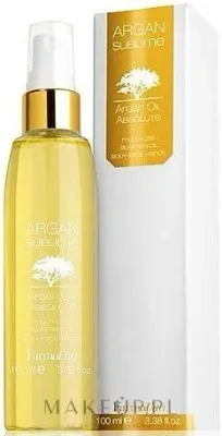 Масло для лица тела и рук Farmavita Argan Sublime аргановое универсальное 100 мл
