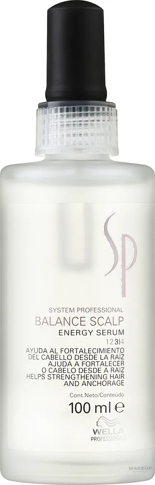 Укрепляющая сыворотка против выпадения волос Wella SP Balance Scalp Energy Serum, 100 мл