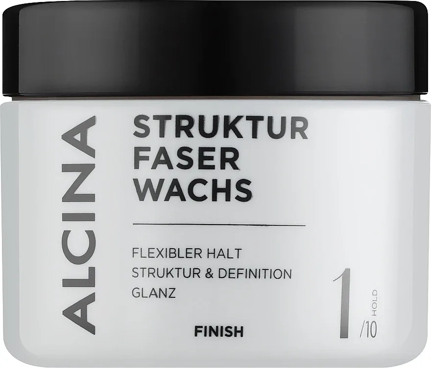Alcina Struktur Faser Wachs воск для укладки волос структурирующий волокнистый с пантенолом и витамином E 50 мл