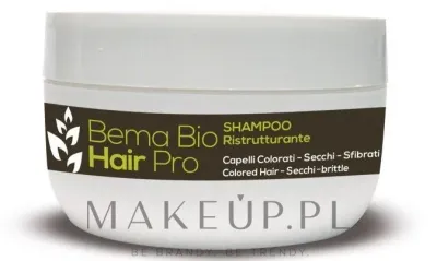 Bema Cosmetici Bema Cosmetici Bio Hair Pro Restructuring Hair Mask - Маска для волос Bema Bio Hair Pro восстанавливающая, для окрашенных, с маслом макадамии и церамидами, защита цвета, 200 мл