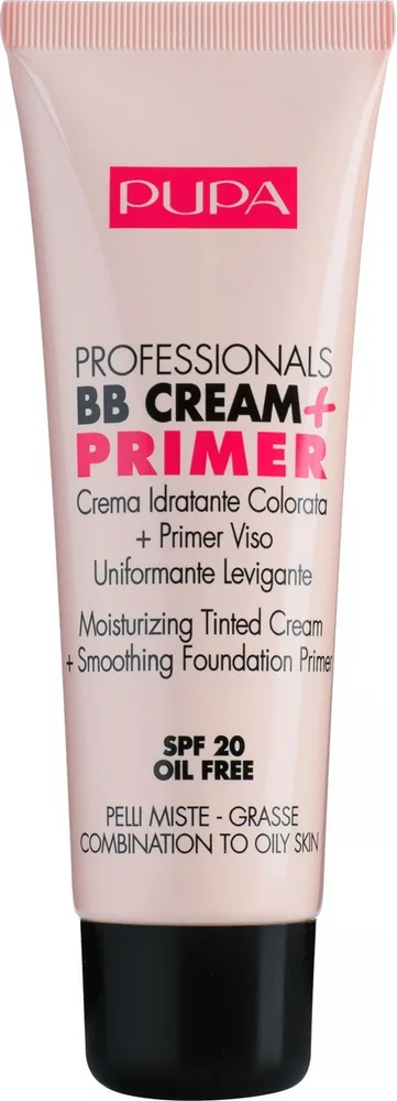 Матирующий BB-крем Pupa Professionals BB Cream + Primer, оттенок 001