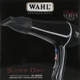 Фен для волос Wahl Super Dry 2000 Вт с турмалиновым напылением, 3 температуры и холодный обдув — фото 3