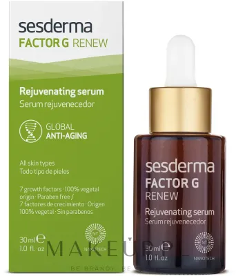 Антивозрастная сыворотка для лица SesDerma Laboratories Factor G Renew Rejuvenating Serum с пептидами и факторами роста