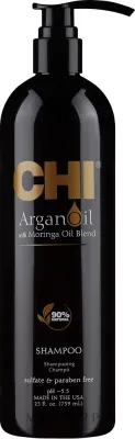 Шампунь CHI Argan Oil Plus Moringa Oil Shampoo восстанавливающий с аргановым маслом, 739 мл