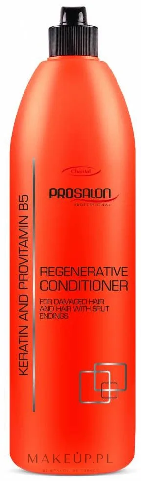 Prosalon Hair Care кондиционер для волос с кератином и пантенолом восстанавливающий 1000 г, бальзам для поврежденных и сухих волос, профессиональный уход