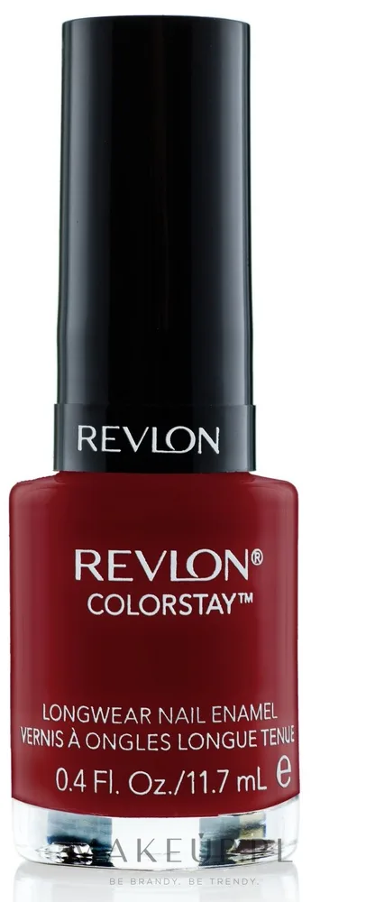 Revlon Colorstay Nail Enamel лак для ногтей стойкий, матовое покрытие, для маникюра дома и в салоне, 11.7 мл, оттенок Get Lucky