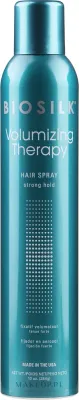 Лак для волос BioSilk Volumizing Therapy Hairspray Strong Hold, сильная фиксация, для объёма, 284 г