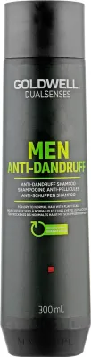 Шампунь против перхоти Goldwell Dualsenses For Men Anti-Dandruff Shampoo для мужчин, с ментолом, гуараной и кофеином, 300 мл