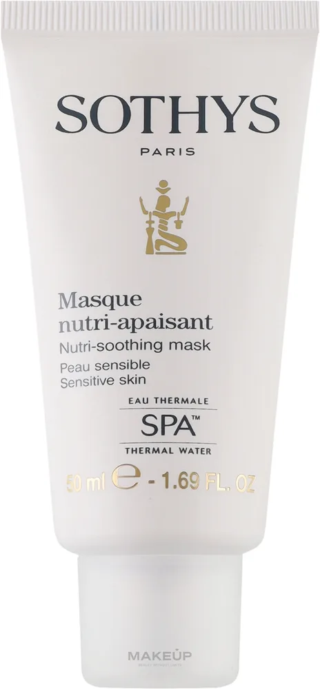 Sothys Nutri-Soothing смягчающая питательная маска для лица успокаивающая для чувствительной кожи с экстрактами водорослей 150 мл